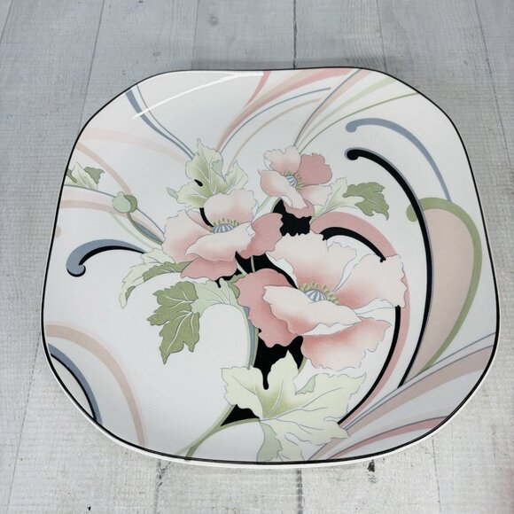 Sango Quadrille ANASTASIA  Andre Richard Floral Oriental Dinner Plates Set of 4 - Picture 2 of 16